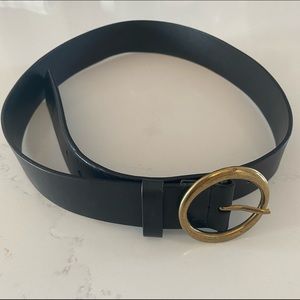 Auxiliary leather belt